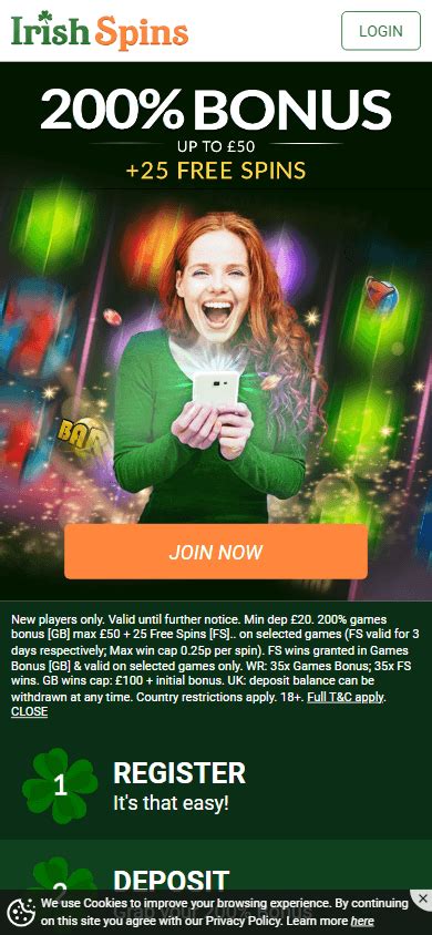 Irish spins casino app